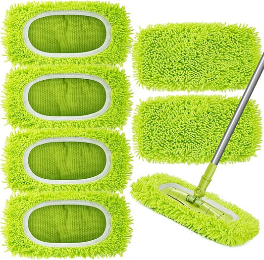 Reusable Dry Sweeping Cloths Microfiber Wet Mop Pads Compatible