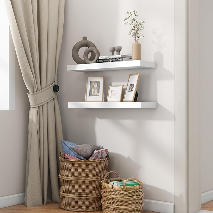 fuqing White Floating Shelves for Wall