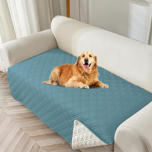 Genina Waterproof Couch Cover, Washable Anti-Slip 51 inch Loveseat Sofa Covers