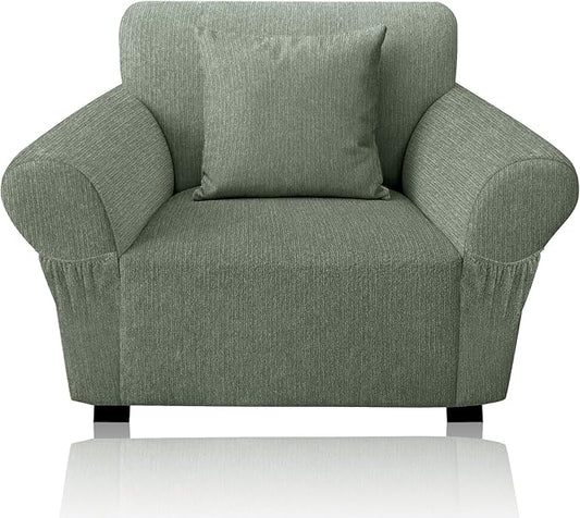 Armchair Slipcover with 1 Pillow Cover