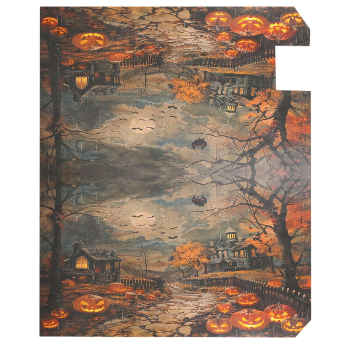 Wamika Happy Halloween Magnetic Mailbox Covers Spooky Pumpkin Lantern Mailbox Cover Standard Size Full Magnet Garden Yard Porch Mail Boxes Cover Holiday Decorations 21" L x 18" W
