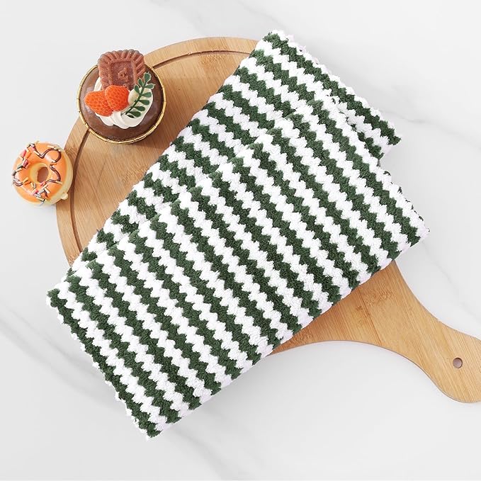 Homaxy Kitchen Towels, Ultra Soft and Absorbent Dish Towels, Reusable Fast