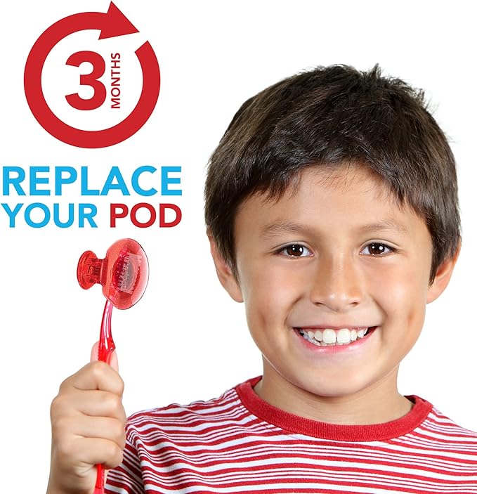 Steripod Kids' Clip-On Toothbrush Protector, Keeps Toothbrush Fresh and Clean