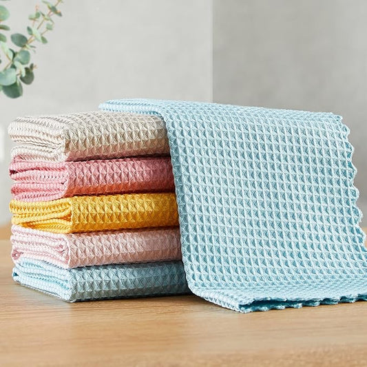 JOYMOOP Microfiber Cleaning Cloth, Reusable Absorbent Microfiber Cleaning Cloths