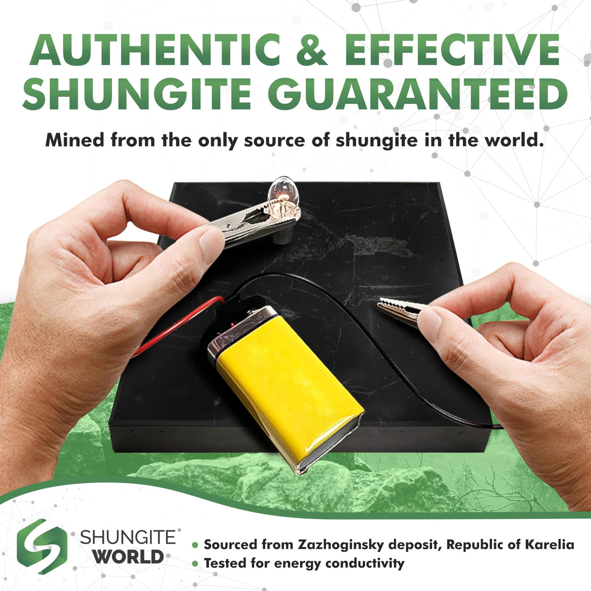 Shungite World Shungite Tile Unpolished 80x100 mm / 3.14"x3.93" from Real Karelian Shungite Stones Shungite Slab Plate Shungite Crystal Charging Plate Mineral Décor Coaster Healing Crystal Plates
