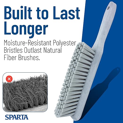 SPARTA Handheld Soft Counter Brush 8 Inch Bristle Span, Countertops, and