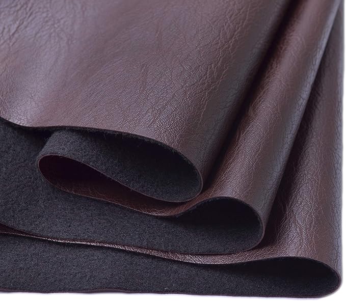 Wento Thick 2 Yard Faux Leather Fabric Soft Skin Grain PU Leather