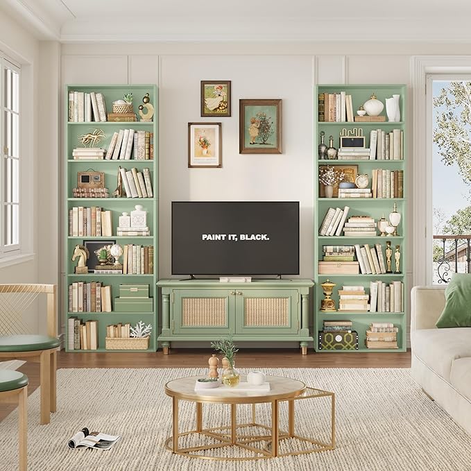 FACBOTALL 82" Tall Bookshelf, 7-Tier Open Shelves Bookcase, Freestanding