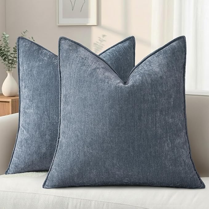 decorUhome Summer Couch Throw Pillow Covers 18x18 Set of 2, Decorative Soft