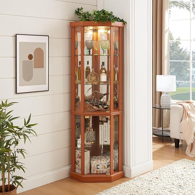 Corner Display Curio Cabinets