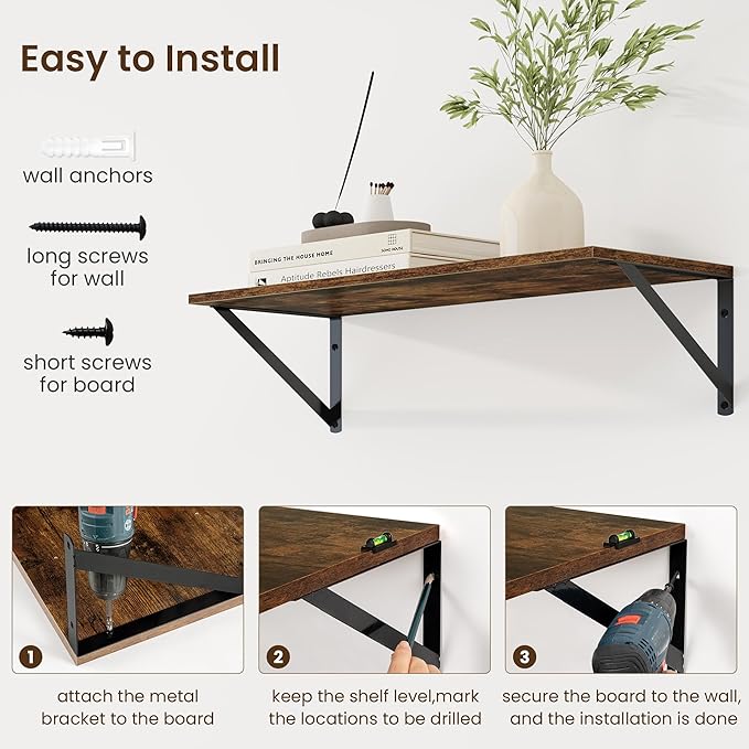 Fun Memories Deep Floating Shelves