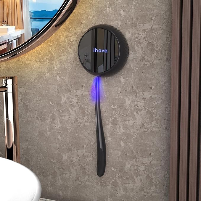 iHave Toothbrush Sanitizer Holder: Auto-Cycle UV Disinfection & Magnetic