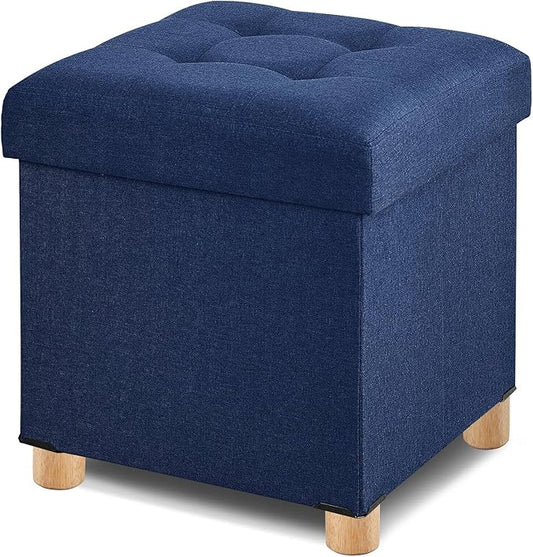 BRIAN & DANY Ottoman with Storage, Square Storage Ottoman