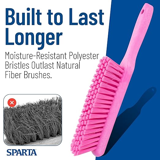SPARTA Handheld Soft Counter Brush 8 Inch Bristle Span, Countertops, and