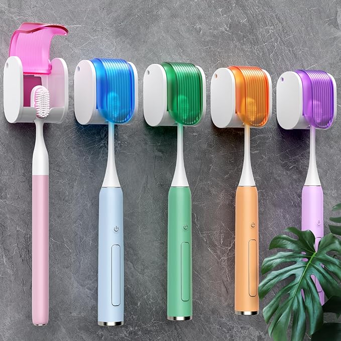 Toothbrush Holders for Bathrooms【Upgrade Single Slot Design】 Toothbrush Holder