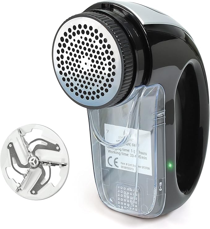 Fabric Shaver with Rechargeable Battery | Bonus Replacement Blade Included |