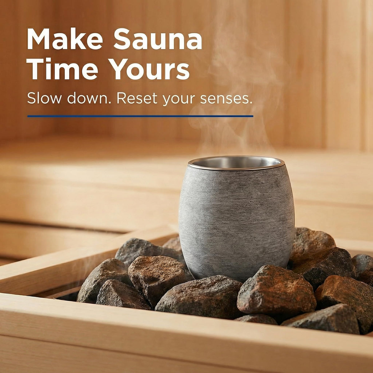 Veyro Large Sauna Diffuser – Natural Stone Aroma Cup for Essential Oils, Sauna Essential Oil Diffuser, Sauna Aromatherapy Bowl, Gifts for a Sauna Accessories Luxury Stone Oil Holder