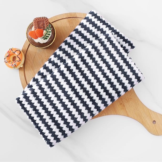 Homaxy Kitchen Towels, Ultra Soft and Absorbent Dish Towels, Reusable Fast