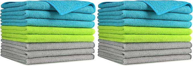 AIDEA Microfiber Cleaning Cloth-8PK, Soft Microfiber Towels