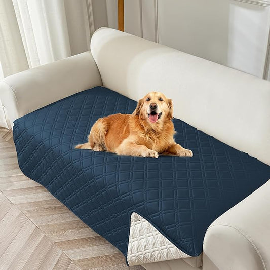 Genina Waterproof Couch Cover, Washable Anti-Slip 67 inch Sofa Covers