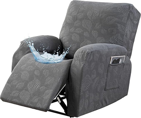 Gennia Recliner Chair Covers 3 Pieces Extra, Waterproof Jacquard Reclining
