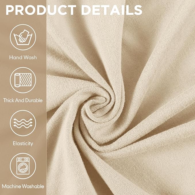 Peryiter 3 Pcs Couch and Loveseat Covers Set Sofa Cover