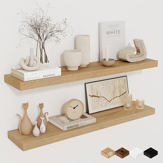 Fun Memories Floating Shelves for Wall, Floating Shelf for Living Room