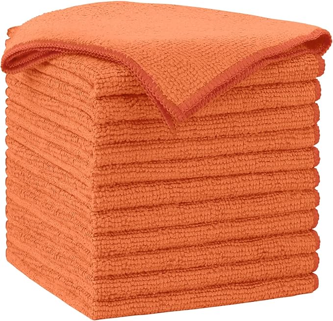 AIDEA Microfiber Cleaning Cloth-12PK, Soft Microfiber Towels