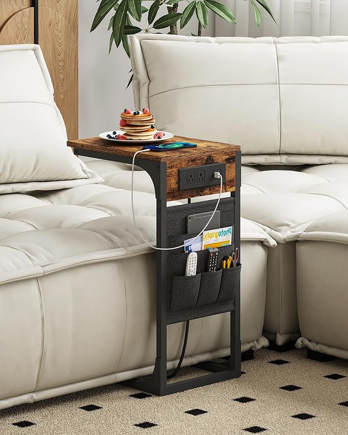 TUTOTAK C Shaped End Table