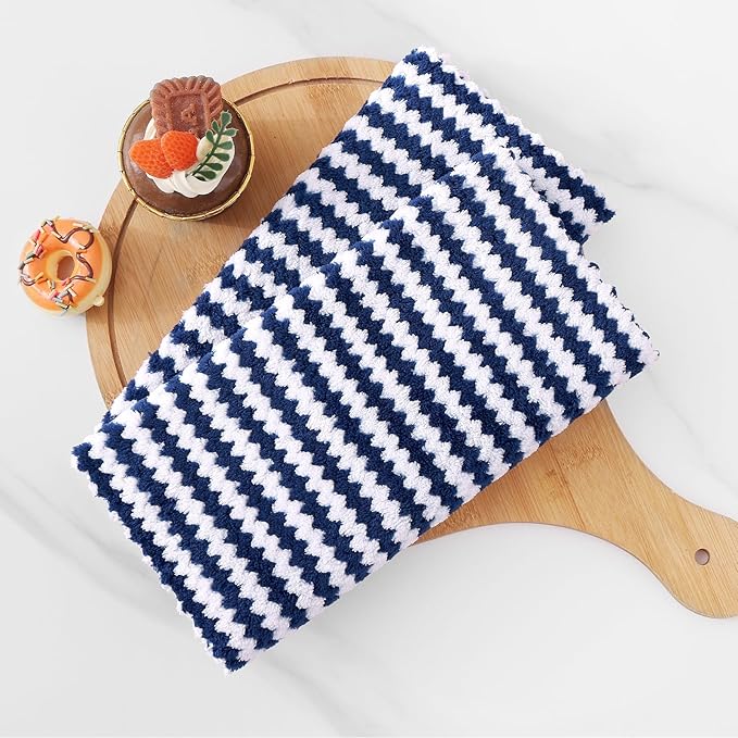 Homaxy Kitchen Towels, Ultra Soft and Absorbent Dish Towels, Reusable Fast
