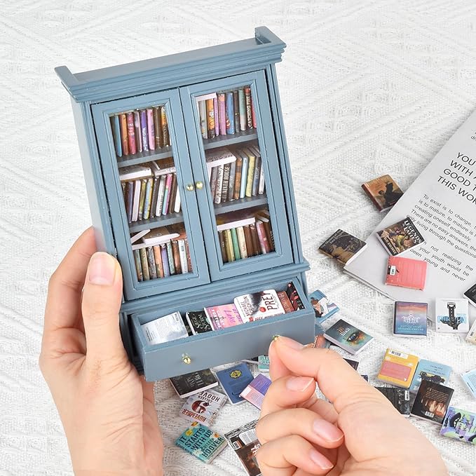 Anxiety Bookshelves, Anxiety Bookshelf, Handcrafted Mini Bookshelf