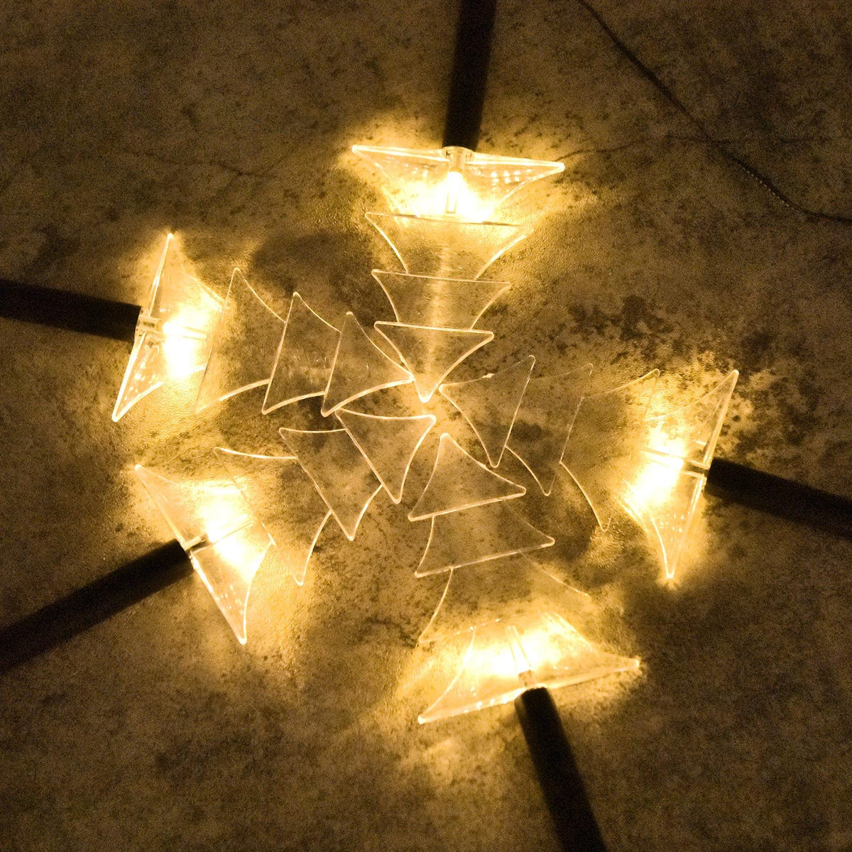 BRIGHTDECK Christmas Solar Pathway Lights Outdoor Decorations, 8 Modes Xmas Tree Candy Lights Waterproof Led Garden Stake Light for Walkway Yard Lawn Porch Holiday Decor (Red Tube Tree, 5 Pack)