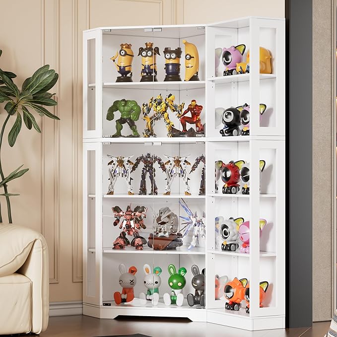 PAKASEPT Corner Display Curio Cabinet