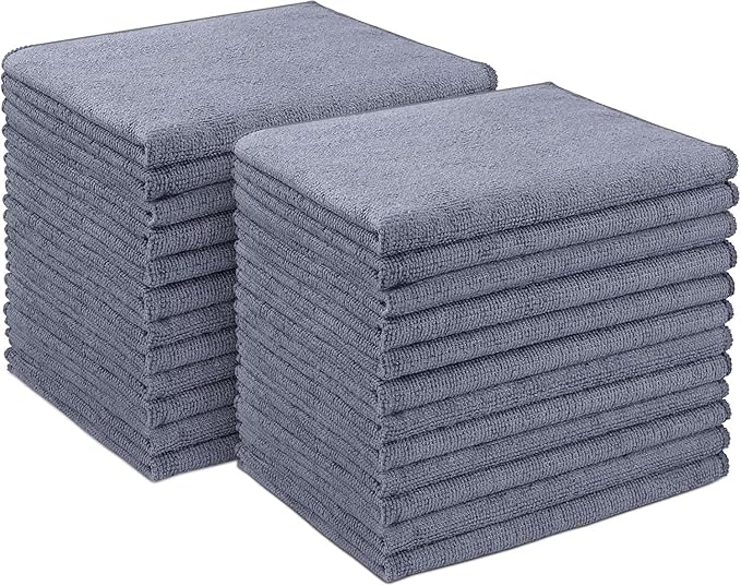 AIDEA Microfiber Cleaning Cloth-24PK, Soft Microfiber Towels