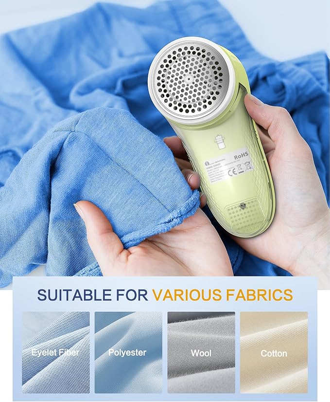 BEAUTURAL Fabric Shaver, Rechargeable Lint Remover