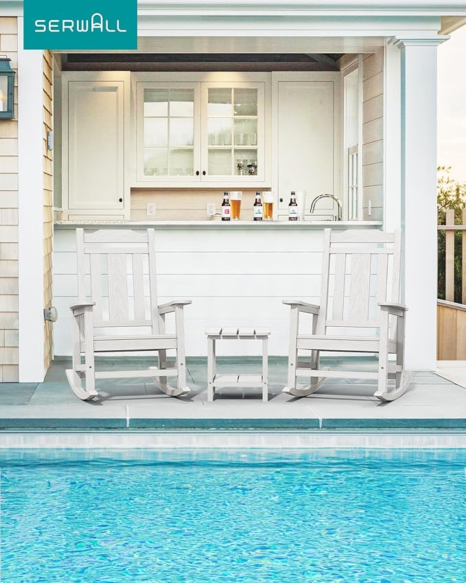 SERWALL HDPE Outdoor Rocking Chair