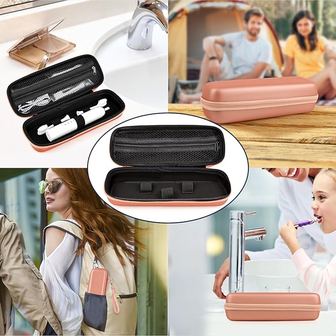 Hooqict Toothbrush Travel Case for Oral-B/Oral-B Pro/iO Electric Travel