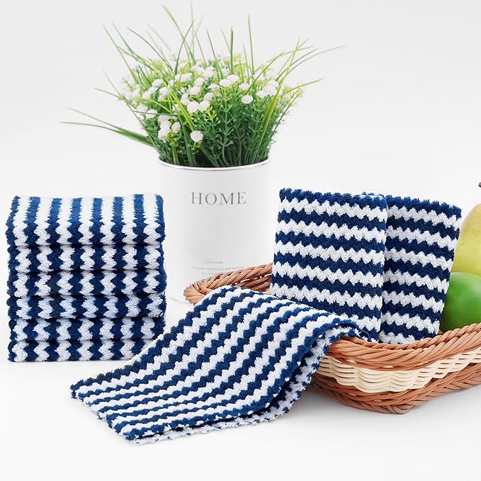 Homaxy 18 Pack Kitchen Dish Cloths, Ultra Soft and Absorbent Dish Towels