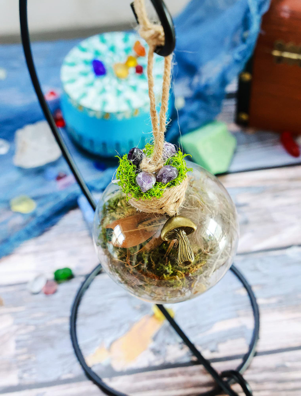 Witches Ball Divination Necromancy Protection Balls Altar Tools Goddess Spell Jar Collection Witches Blessing for Protection from Evil Banish Negative Energy Deflect Psychic Attacks