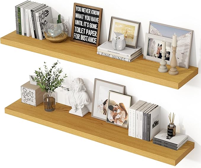 48 Inch Floating Shelves, 12 Inch Deep Floating Shelves