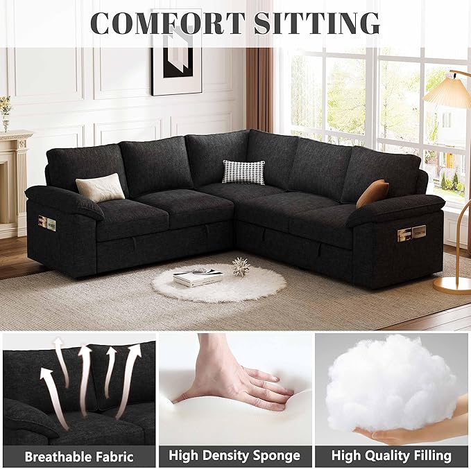85 Inch Modular Sectional Sofa