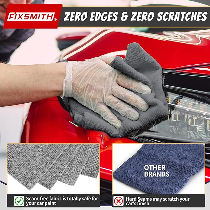 FIXSMITH Shop Towels, Microfiber Towels