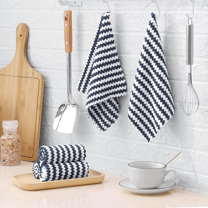 Homaxy 18 Pack Kitchen Dish Cloths, Ultra Soft and Absorbent Dish Towels