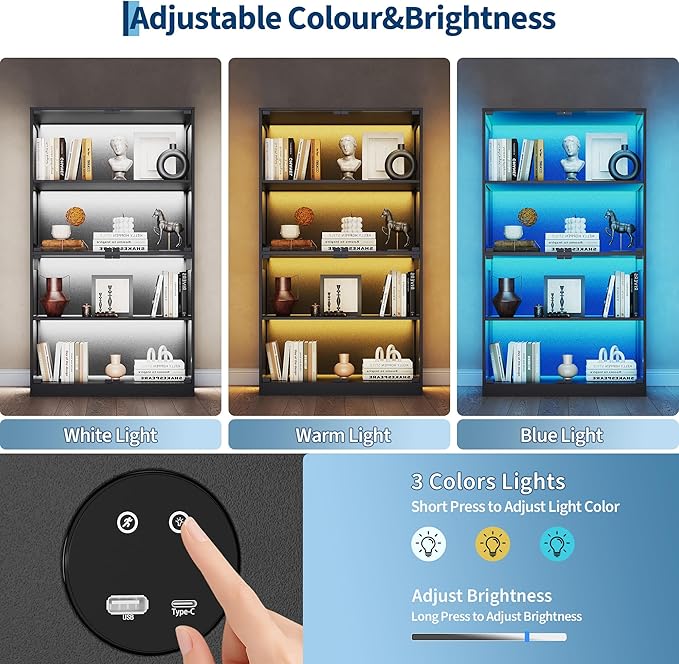 GarveeHome Display Cabinet