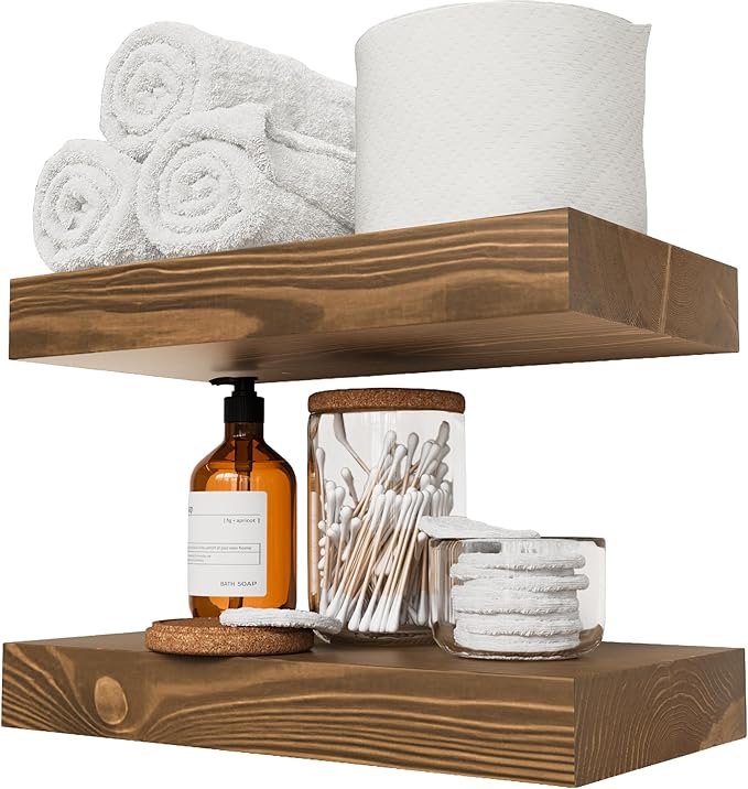 BAOBAB WORKSHOP Solid Wood Floating Shelves