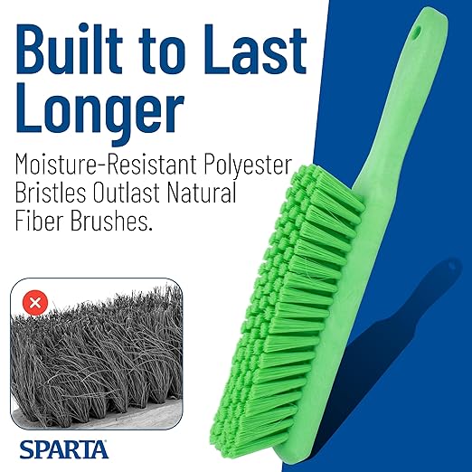 SPARTA Handheld Soft Counter Brush 8 Inch Bristle Span, Countertops, and