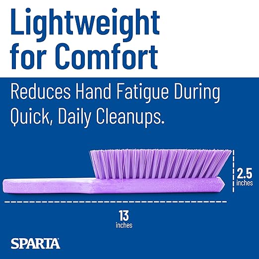 SPARTA Handheld Soft Counter Brush 8 Inch Bristle Span, Countertops, and