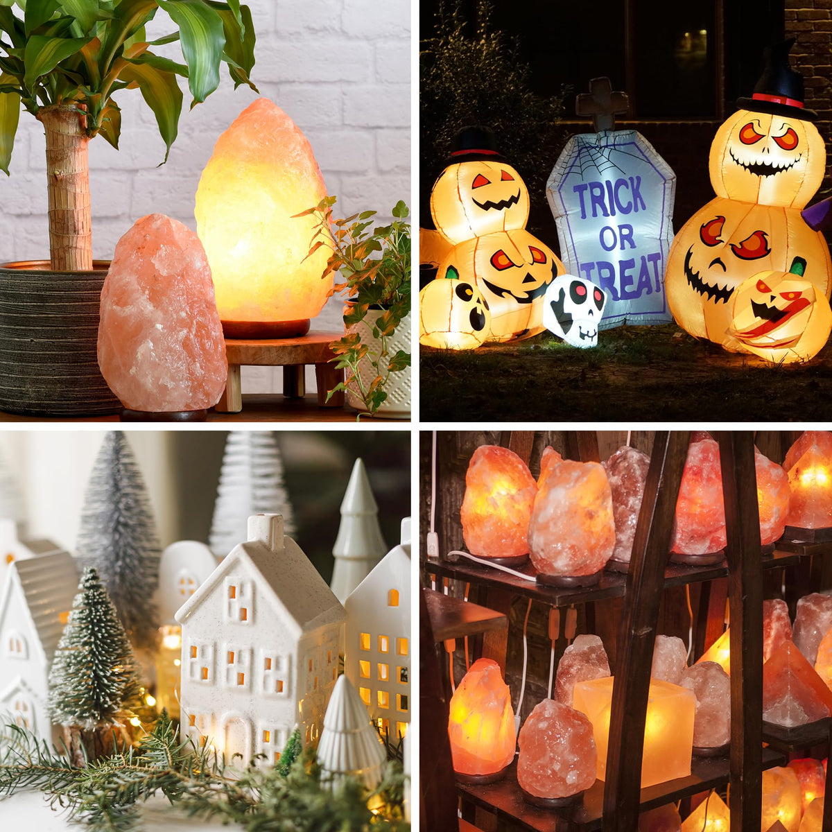 Mandala Crafts 7W 120v Dimmable Himalayan Salt Lamp Bulbs - 12 C7 Bulbs E12 Small Bulbs for Christmas Village Light Bulbs Inflatable Light Bulb Replacement