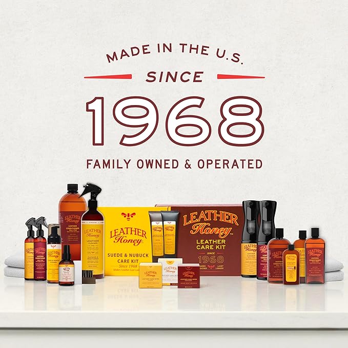 Leather Honey Leather Conditioner, Since 1968.