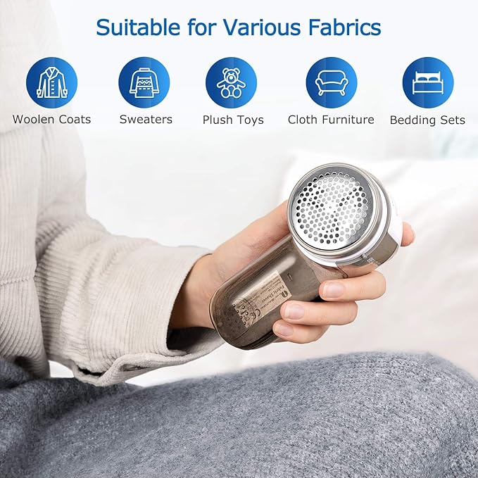 BEAUTURAL Fabric Shaver and Lint Remover, Sweater Defuzzer
